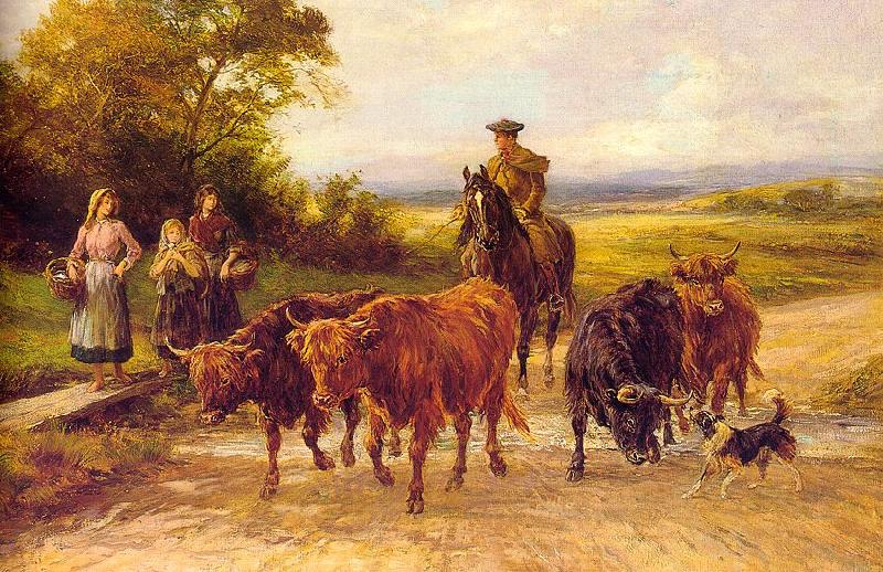 Heywood Hardy The Handsome Drover oil painting image